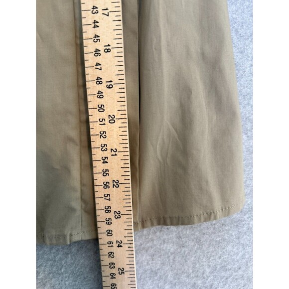 Commense Fair Square Khaki Button Down Shirt Long Sleeve Blouse Size M - Picture 7 of 7